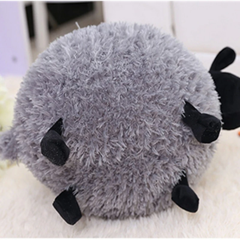 Plush Toys Cute Stuffed Soft Sheep Character Kids Baby Toy Gift Doll White//Gray