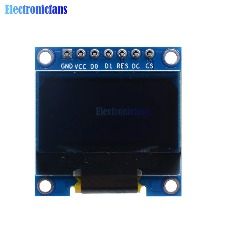 Модуль O LED белый 0 96 дюйма 96x64 для Arduino IIC I2C Communicate DC 3 5 В последовательный модуль