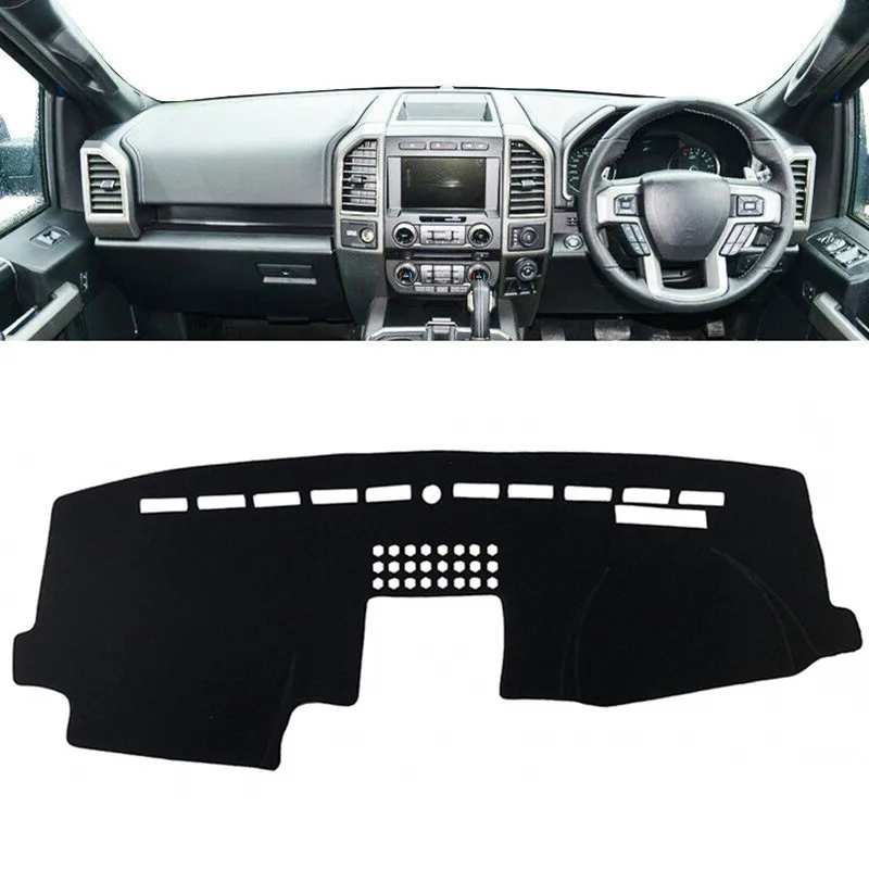 Анти-УФ крышка приборной панели коврик для интерьера Dashmat Dash Защита от солнца инструмент ковер автомобильные аксессуары для Ford F-150 F150
