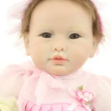 Npkколлекция около 55 см силиконовые куклы reborn baby ручной работы реалистичные Рождественский подарок brinquedos Для детей