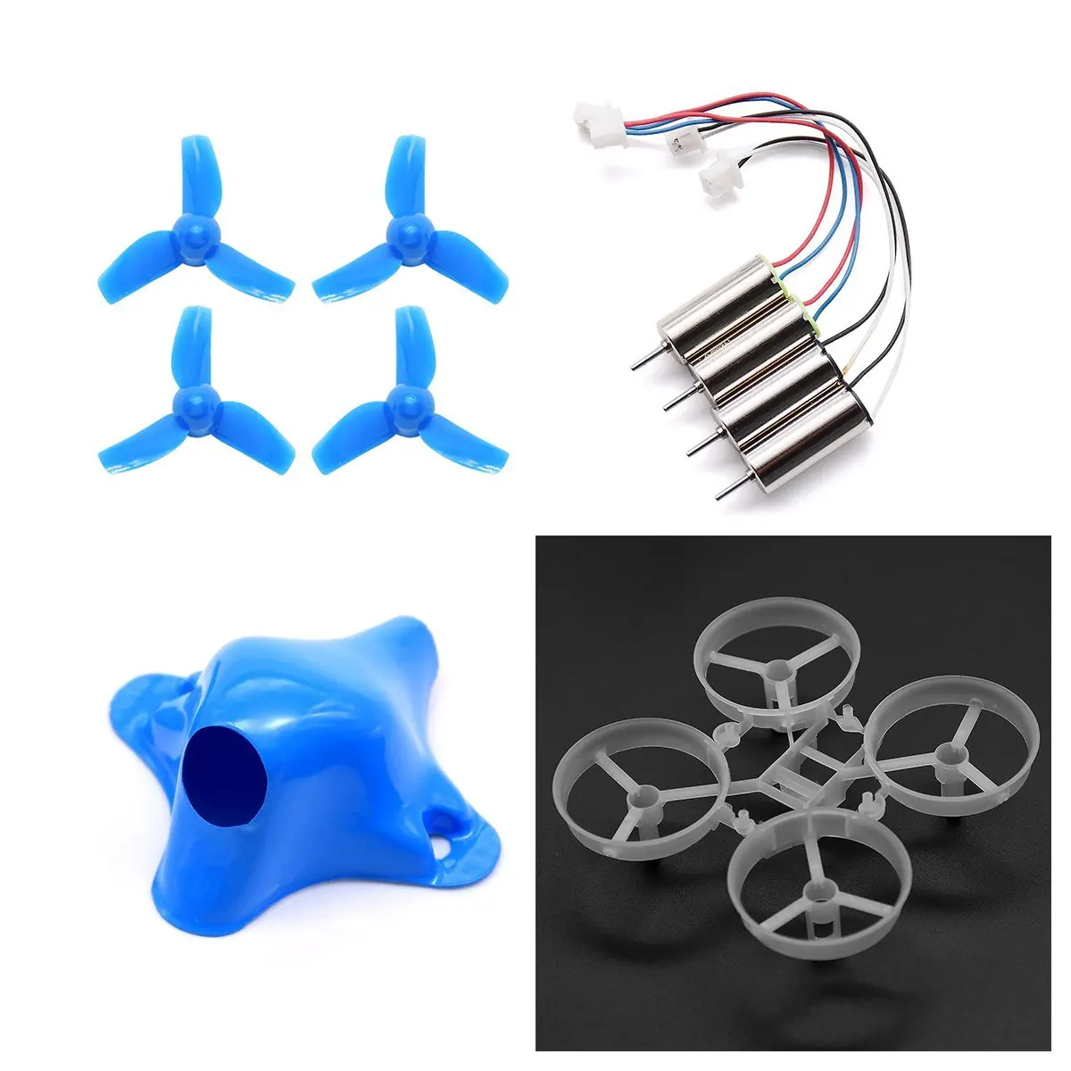 

BETAFPV 65mm Tiny Whoop Frame Kits Upgrade Version with 6X15mm Motor 3-blades Props