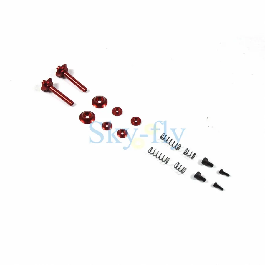 

1set Alu alloy 4mm F3A Fixed Wing Airplane Shock Absorbing Wheel Axle Speed Reducer Sky-fly