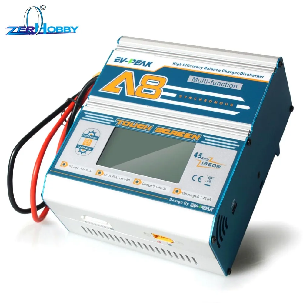 EV PEAK A8 1350 Вт 45A аккумуляторная батарея большой емкости с аккумулятором на 1 8 ячеек