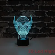 Вечерние подарки 3D мультфильм форма светодиодный ночник 220 В с 3C и UL сертификатом YJM-2893