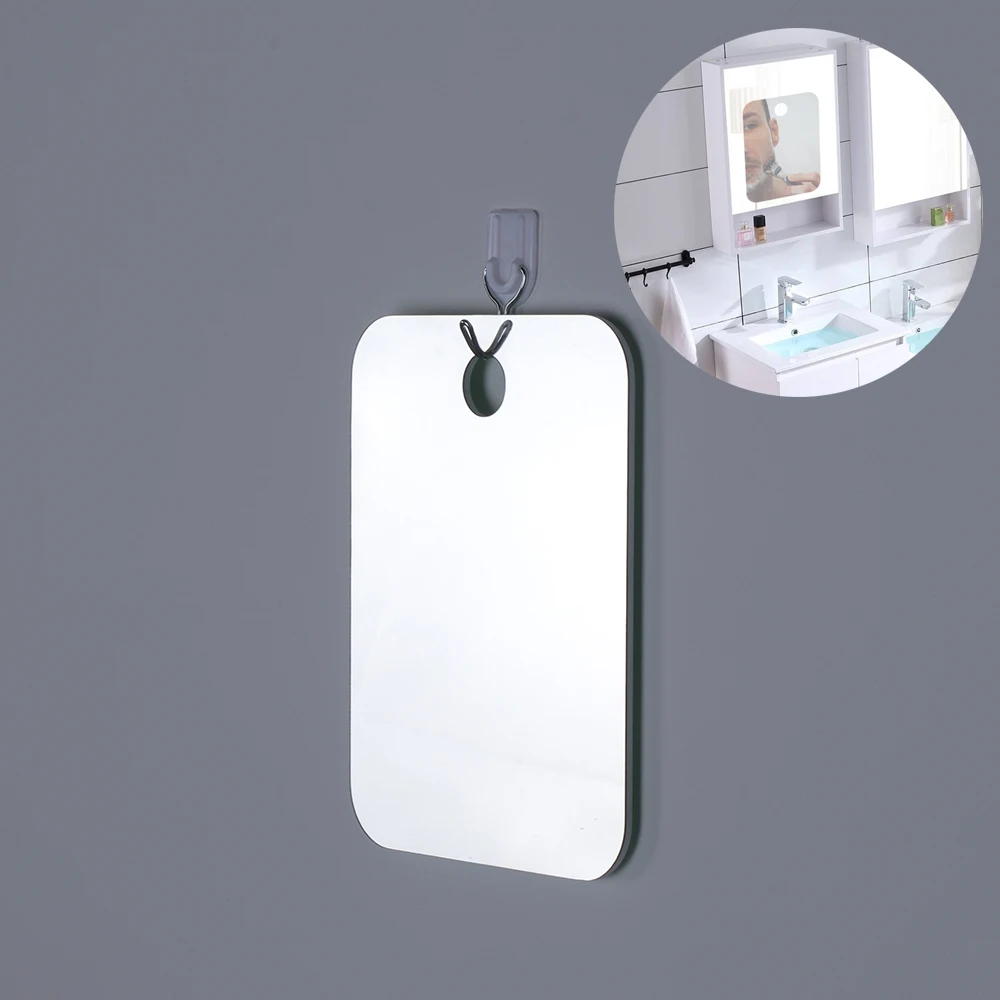 2019New Home Fogless Travel Shaving Anti fog Bathroom Shower Mirror