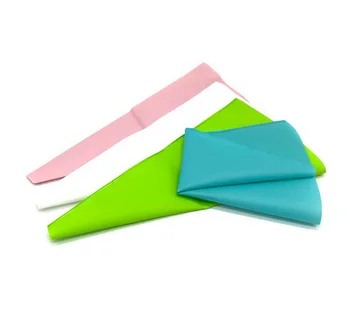 

DHL 500set 8pcs/set Silicone Kitchen Accessories Icing Piping Cream Pastry Bag + 6 Stainless Steel Nozzle Set