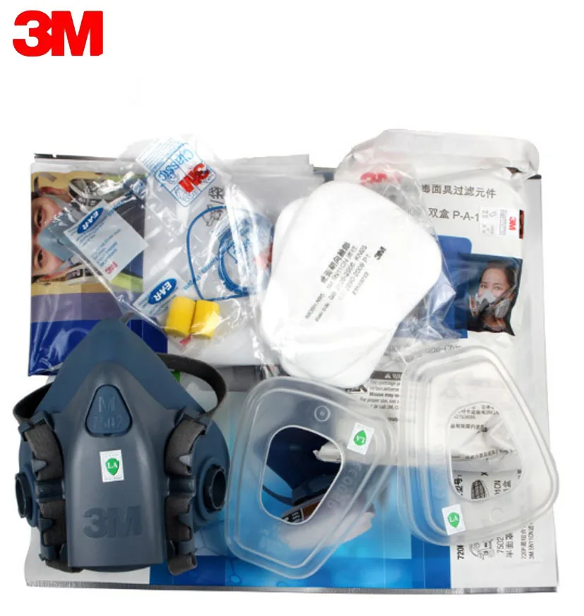 【3M面具】3M7502防毒面具喷漆专用 化工 防农药 防毒气 不含配件 图片_高清大图 - 阿里巴巴 - 1 (4)