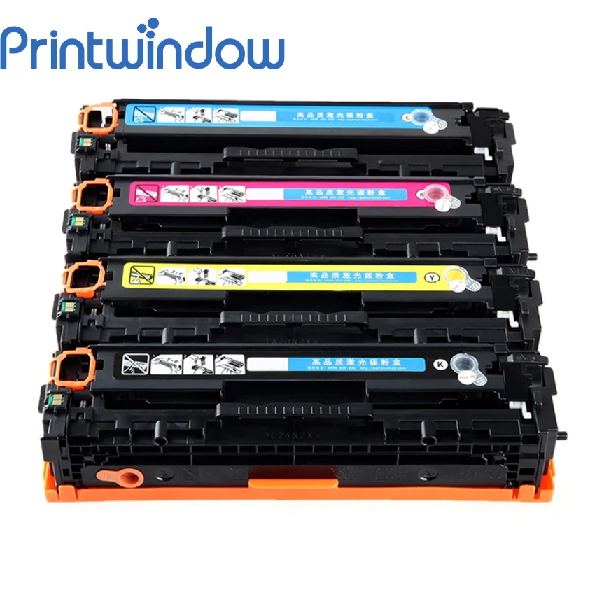 

Printwindow Compatible Toner Cartridge CF210A CF211A CF212A CF213A for HP LaserJet Pro 200/M251/M267 4X/Set
