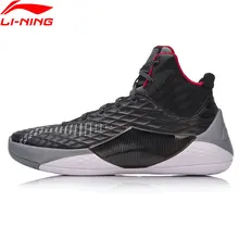 Li-Ning мужские кроссовки, кроссовки для баскетбола с подкладкой из тучного полиуретана, спортивные кроссовки из монопряжи ABAN019 XYL138