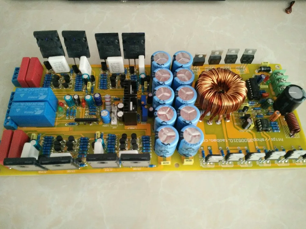 DC12V high power 4*120W 4 channel original 5200 / 1943 TTC5200 TTA1943 class AB Pure post stage Separate amplifier board