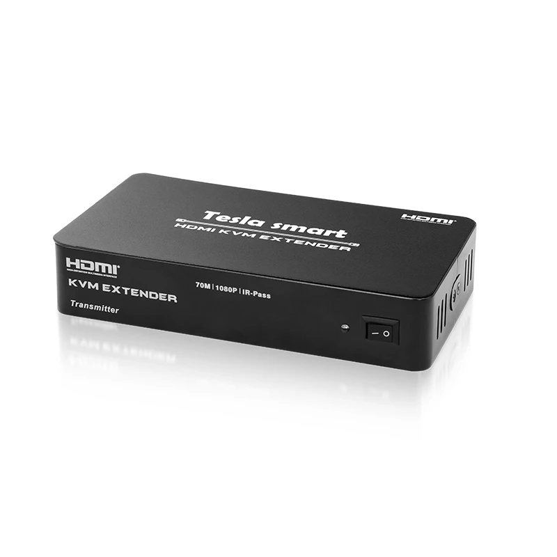 Tesla smart Multi-function HDMI KVM Extender 70 м USB HDMI IR KVM + аудио удлинитель по CAT5e/6 (1 удлинитель TX + 1 удлинитель RX)