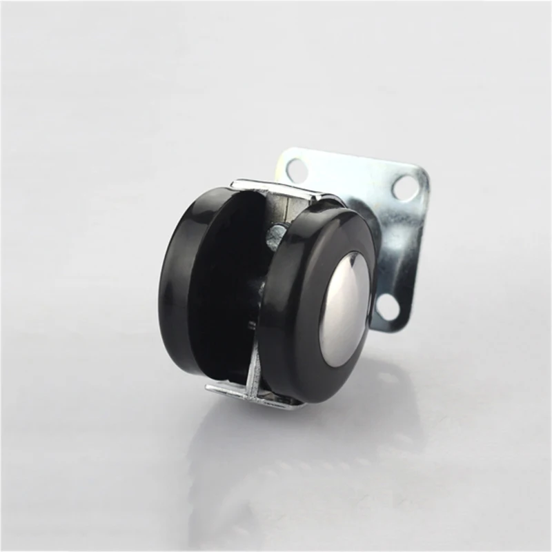 4 قطع الأثاث المذرة سبائك المذرة 1.5 الأثاث العالمي عجلة لوحة المذرة عجلات الأثاث عجلة أريكة نهاية الجدول مع الفرامل