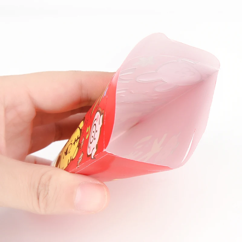 6 шт./компл. Amimal красный конверт для заполнения деньги китайское национальное Hongbao год красный конверт Подарочный конверт для хранения героя из мультфильма
