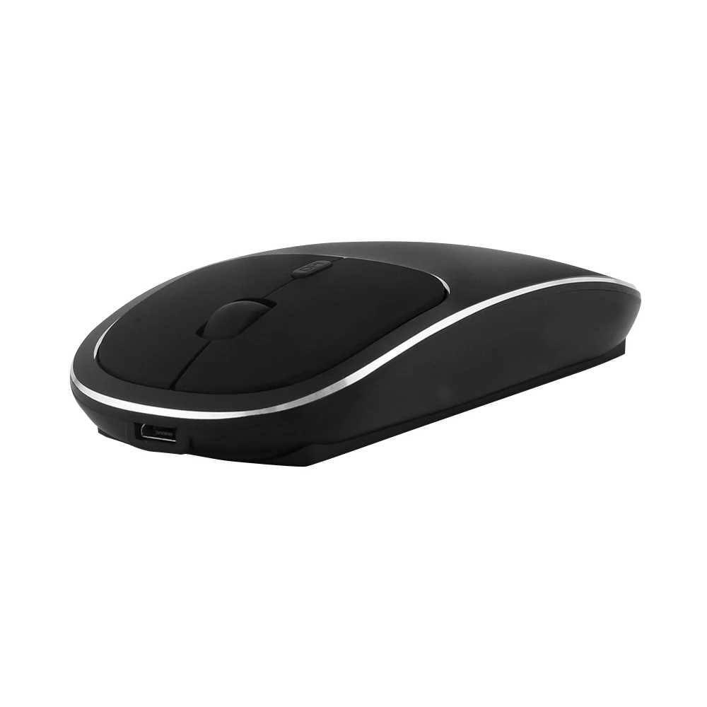 CHUYI 2.4G Wireless Rechargeable Mouse Silent Ultra-thin Mouse With Type-c Mute Portable Computer Gaming Mause For Laptop