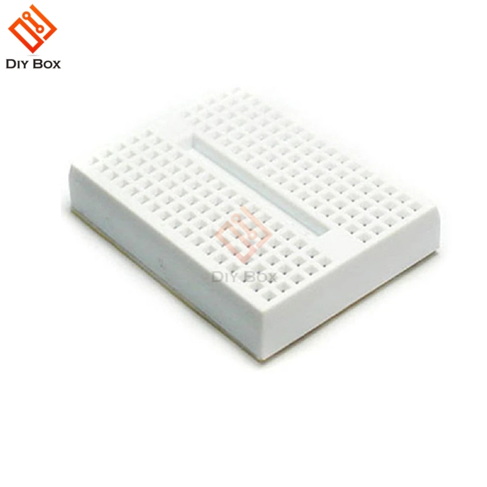 

White Solderless Prototype Breadboard 170 Tie-points Proto Bread Board for Arduino Shield