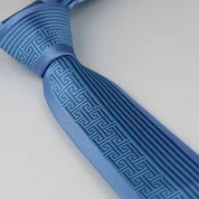 Мужские галстуки, дизайн, небесно-голубой с зелеными полосками, шейный платок из микрофибры, обтягивающий галстук, 6 см, мужские нарядные рубашки, свадебные