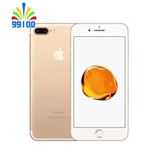 Б/у разблокированный Apple iPhone 7plus 5,5 дюймов 3 ГБ ОЗУ 32 ГБ/128 ГБ/256 Гб Двойная камера МП 4G LTE отпечаток пальца б/у телефон