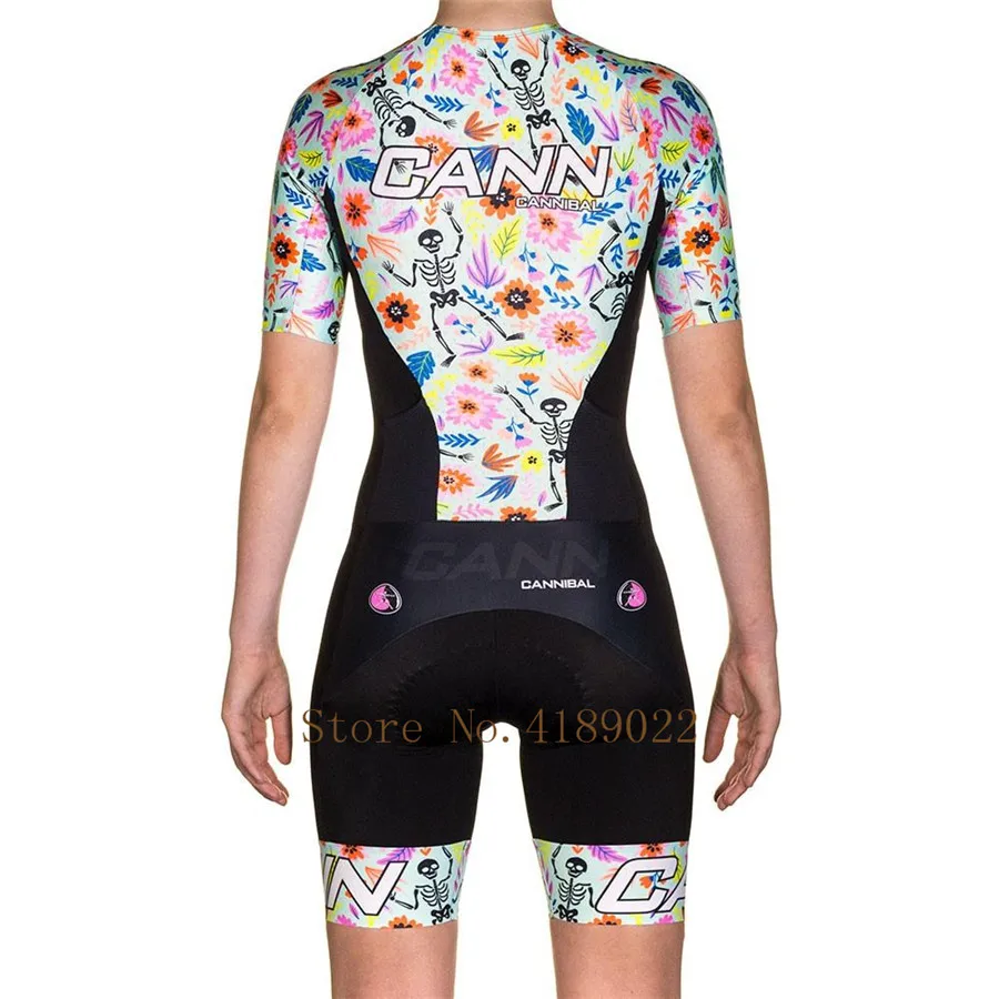 2018 женские CANNIBAL высокого качества skinsuit для верховой езды pro team Ciclismo Велоспорт