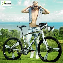 New Brand Road Bike Carbon Steel Frame 27 Speed 26 inch Wheel Dual Disc Brake Bicycle Outdoor Sport Cycling Racing Bicicleta