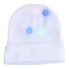 Подарки для вечеринки, дня рождения забавные шляпа, Круглая Шапочка без полей, кепка игрушки мигающий светодиодный свет вязаные световой