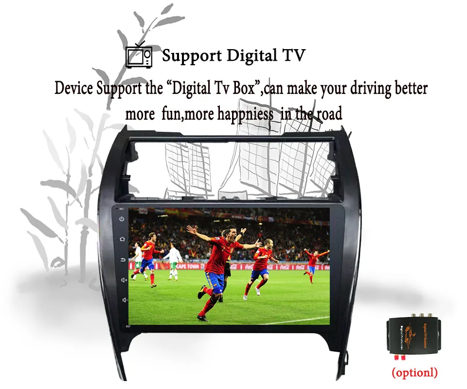 Cheap 2 Din 10.1" Octa Core car radio for Toyota Camry 2012-18 android 9.0 64G car dvd player bluetooth,GPS Navi,SWC,DVR Tape Recorder 4