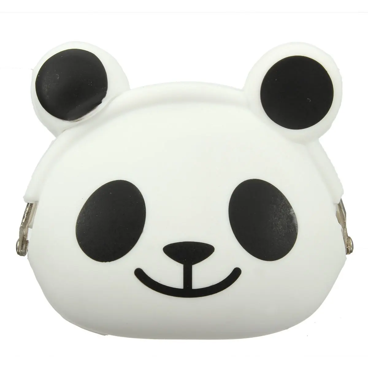 

ABDB-Women Girls Wallet Kawaii Cute Cartoon Animal Silicone Jelly Coin Bag Purse Kids Gift Panda