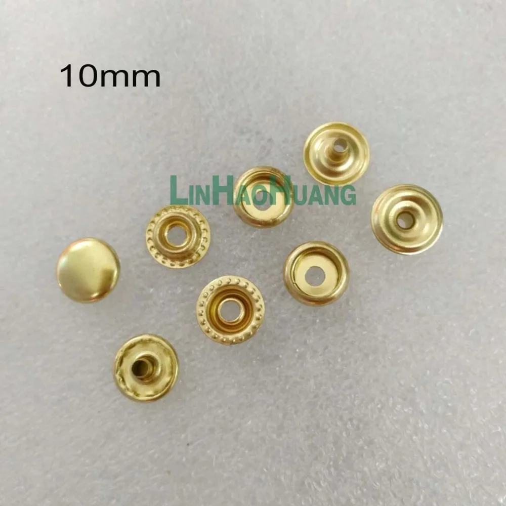 Buy Wholesale 50sets/lot 10mm four part brass metal