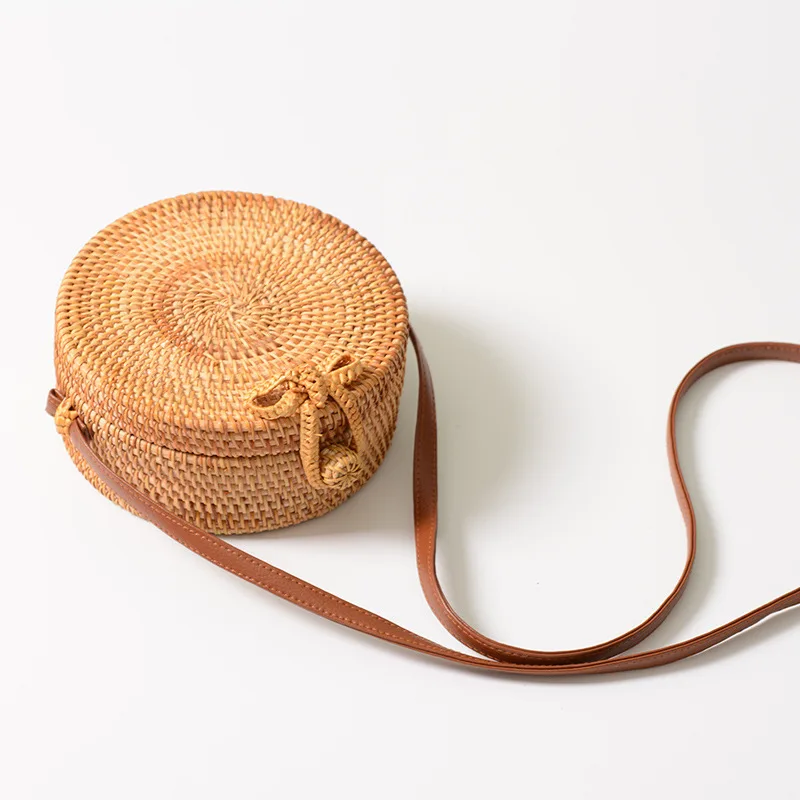 2018 Round Straw Bags Women Summer Rattan Handmade Bohemian Woven Beach CrossBody Bag Big shoulder Circle Handbag Baskets 2018 Round Straw Bags Women Summer Rattan Handmade Bohemian Woven Beach CrossBody Bag Big shoulder Circle Handbag Baskets