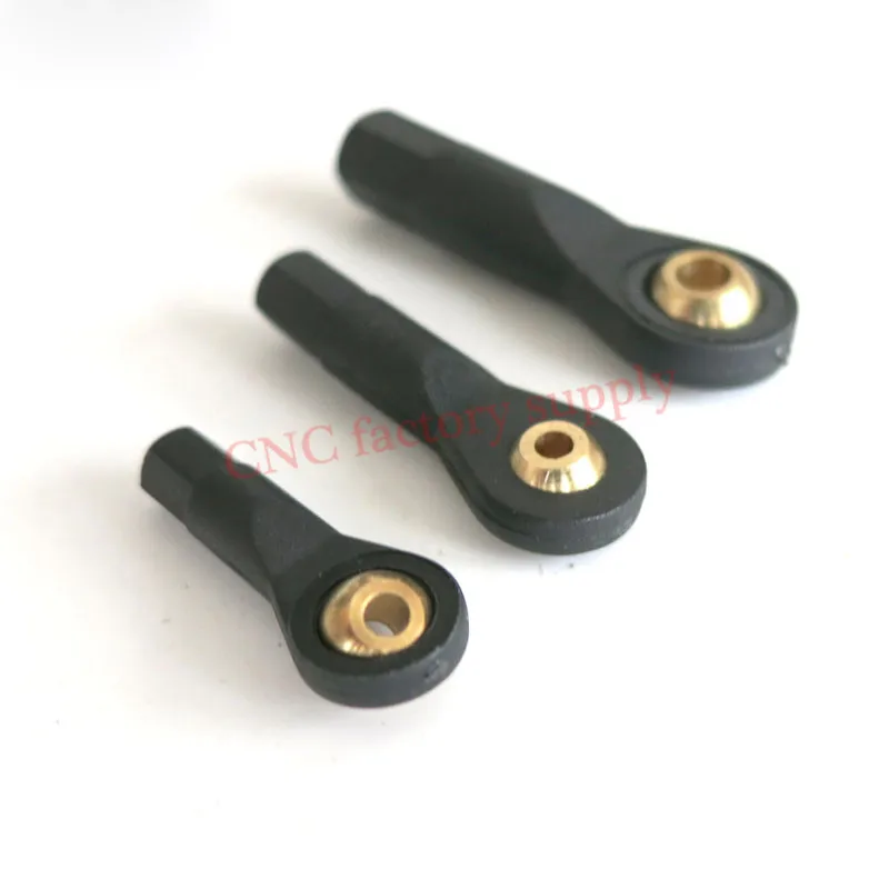 

10pcs/lot Nylon universal ball head buckle tie rod end ball head connector for DIY model toy accessories