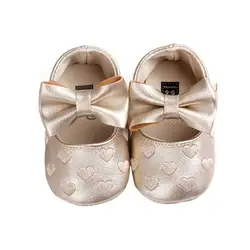 Для маленьких мальчиков девочек Мокасины moccs Bebe Обувь лук бахрома на мягкой подошве нескользящая обувь Обувь для младенцев