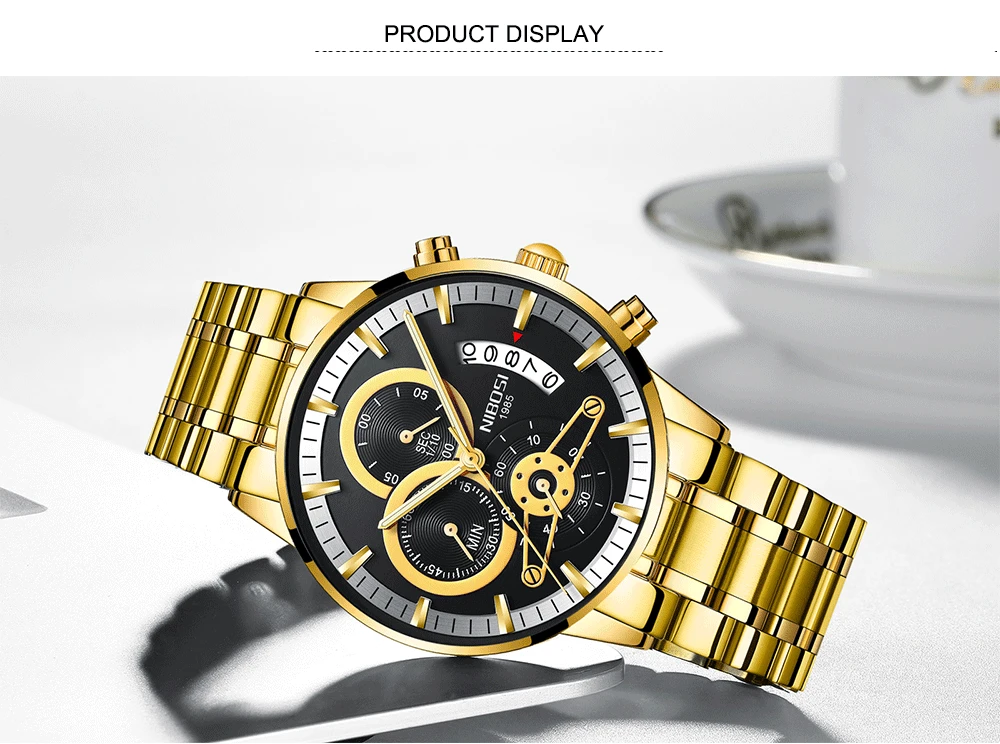 Luxury Watches Men High Quality Watches Men Luxury Brand Wristwatches Fashionable Erkek Kol Saati Metal Stainless steel Saat Man (9)