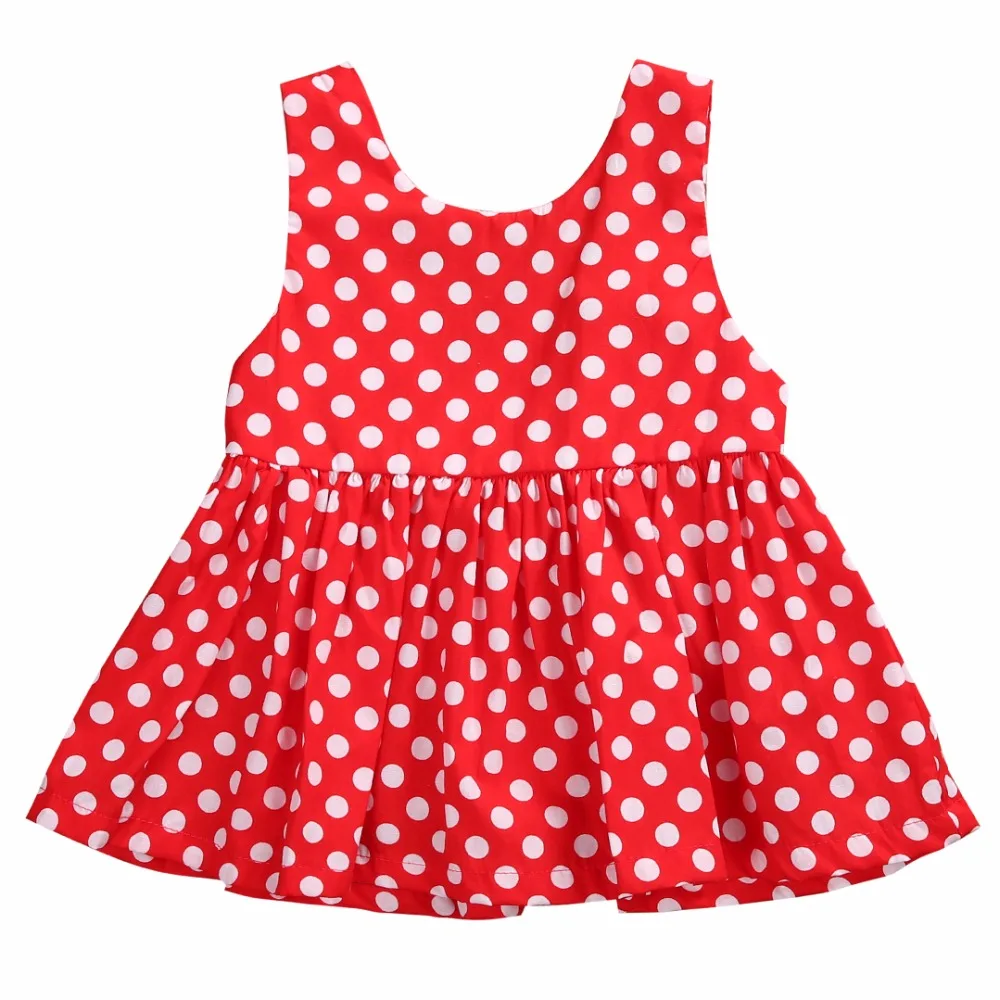 

Newborn Infant Baby Girl Polka Dot LOVELY Sunsuit Short Dress Outfit Clothes