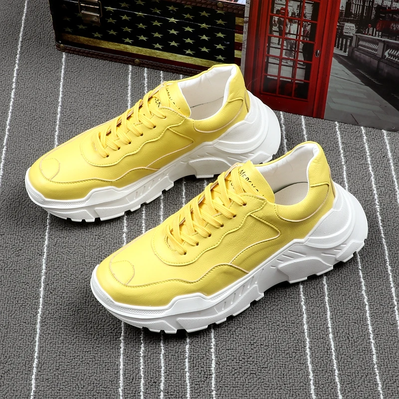CuddlyIIPanda New Fashion Daddy Men Walking Shoes Summer Autumn Mesh Sneakers Male Breathable