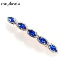 Стразы, металлическая шпилька, женские хрустальные заколки для волос, разноцветные аксессуары для волос для девочек