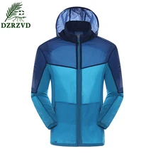 DZRZVD брендовая одежда мужские спортивные водо-и ветронепроницаемые куртки Солнцезащитная одежда Верхняя одежда куртка для защиты от ультрафиолета 65