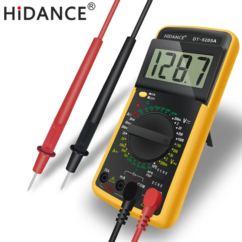 HiDANCE Digital multimeter tester electronic font b measurement b font font b instruments b font transistor