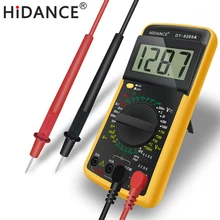 HiDANCE Digital multimeter tester electronic measurement instruments transistor current meter capacitance capacitor tester probe