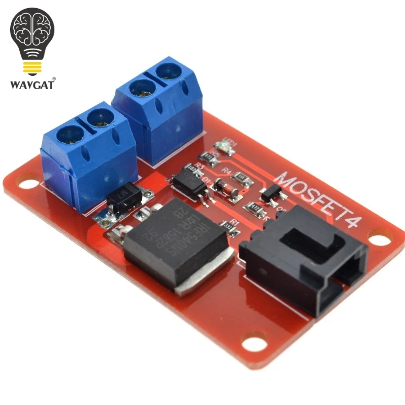 WAVGAT 1 канал Route MOSFET Кнопка IRF540 + модуль переключателя для Arduino|button switch module|mosfet