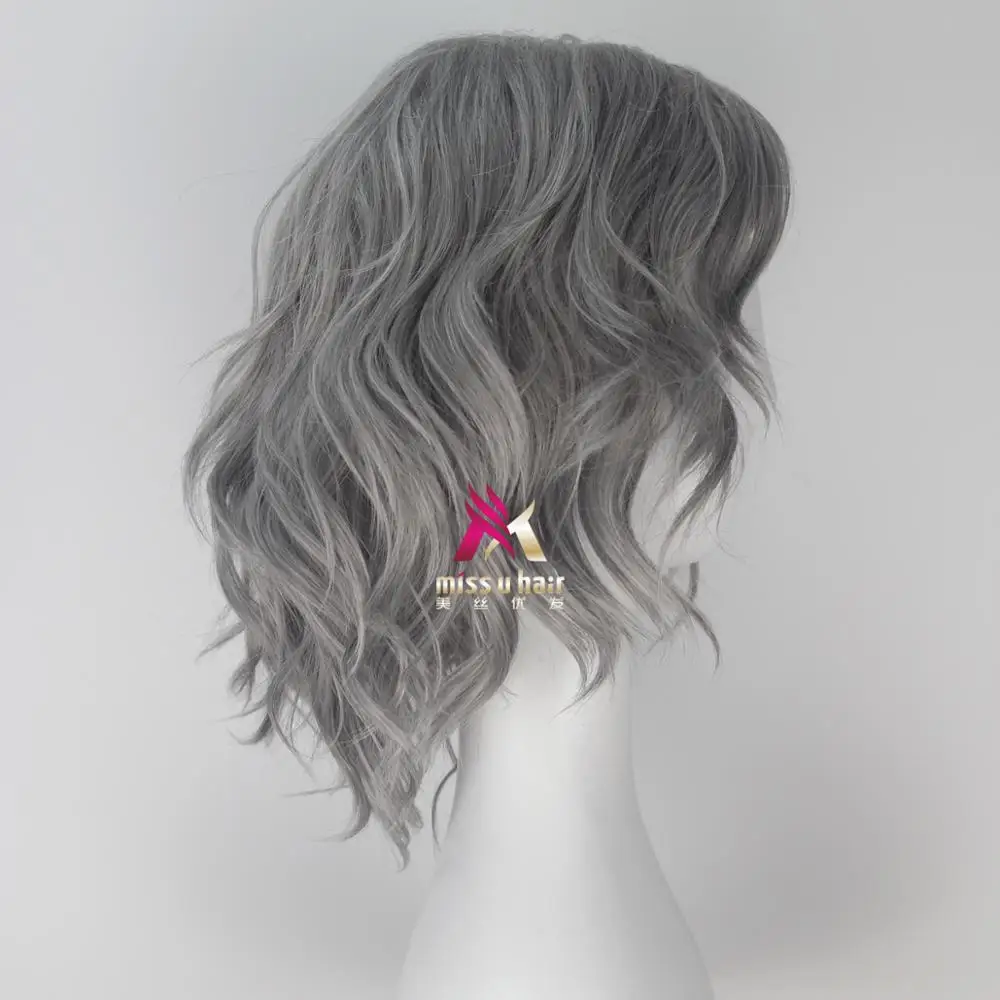 preto loiro branco peruca verde adulto prestyled
