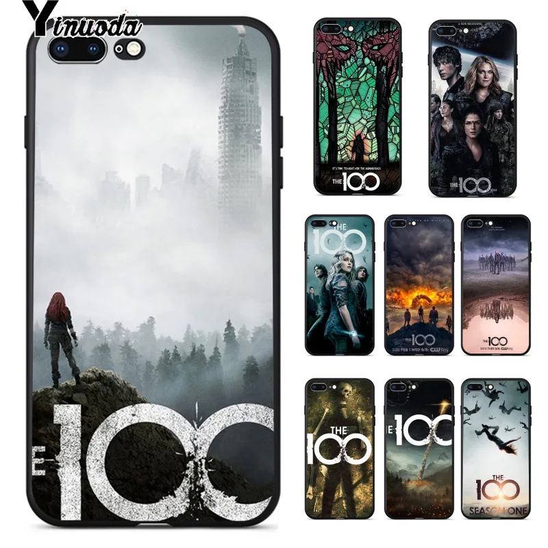 

Yinuoda TV Show The 100 series TPU Soft Silicone Phone Case Cover for iPhone 8 7 6 6S Plus 5 5S SE XR X XS MAX Coque Shell