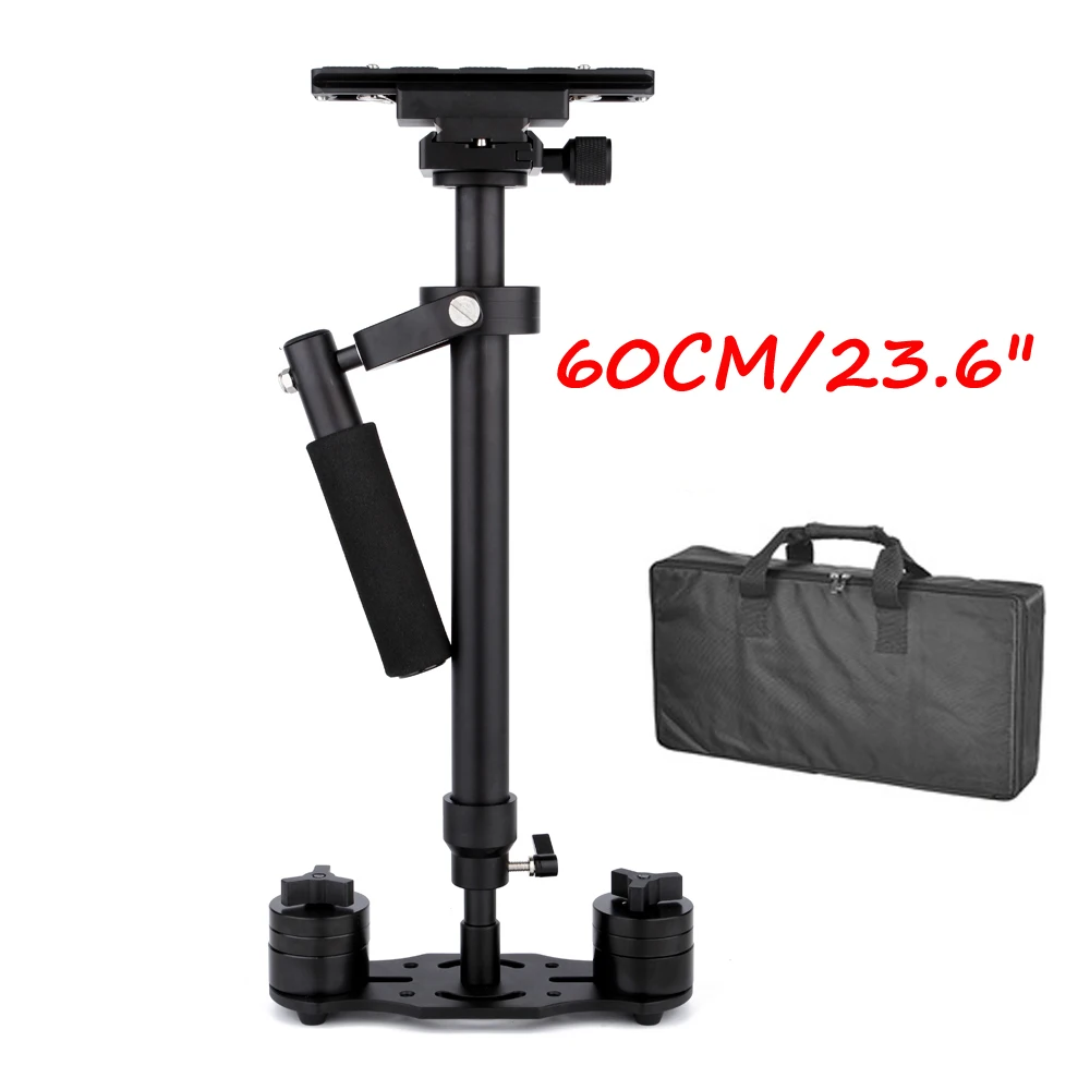 60 см/23 6 ''Steadycam S60 Steadicam нагрузка 3 5 кг Ручной Стабилизатор + сумка для