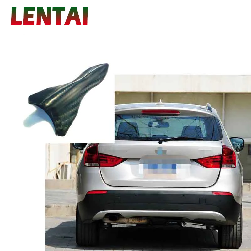 LENTAI Универсальный Автомобильный карбоновый плавник на крыше для Fiat 500 Punto Chevrolet