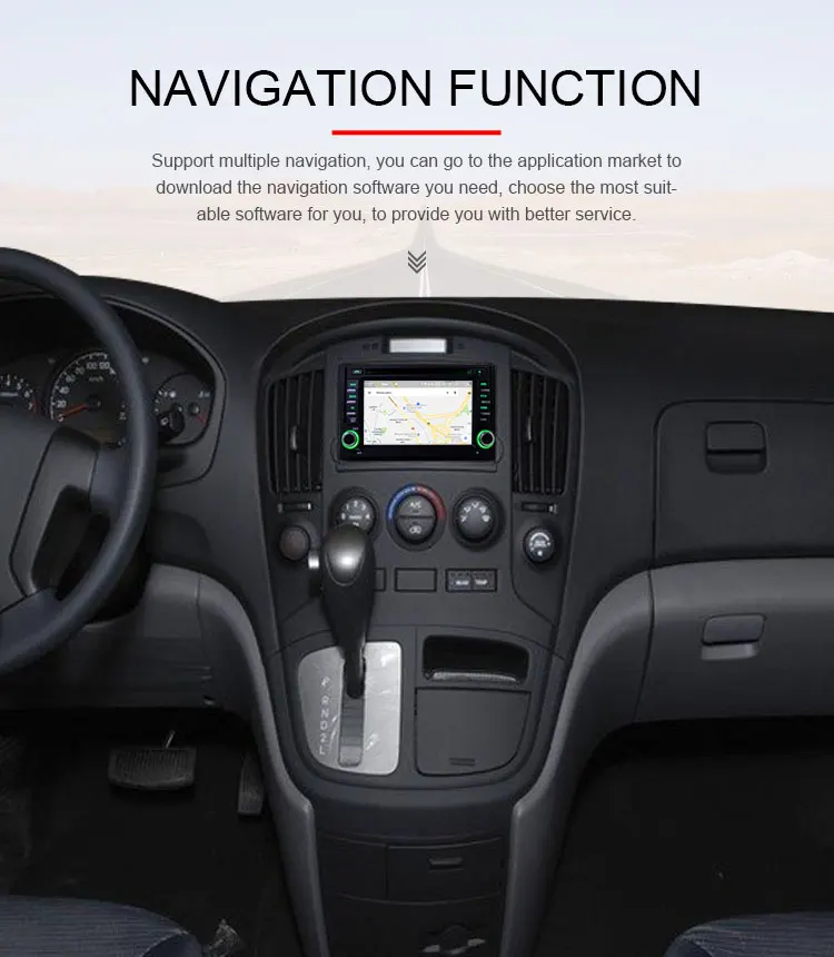 Flash Deal TOPBSNA Android 9.0 2 Din Car DVD Player For Hyundai H1 Grand Starex iLoad 2007-2015 GPS Navigation Car Radio Stereo WIFI Auto 9