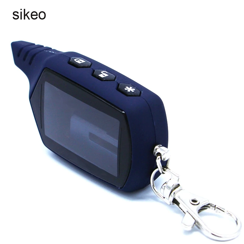 

Sikeo Portable A91 Key Shell Keychain Case For Russian Version Starline A91 lcd Remote Two Way Car Alarm System Remote Key Shell