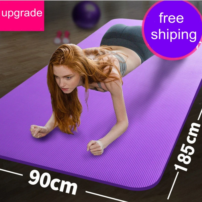 

10mm Non-Slip Yoga Mat Environmental Tasteless Folding Gymnastics Mat for fitness Exercise Lose Weight