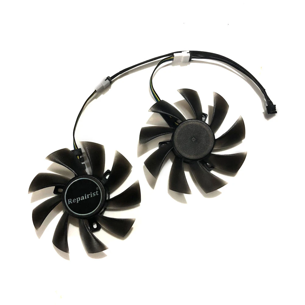 2pcs/lot 4pin 85mm cooler Graphics card fan for REDEON RX 570 GIGABYTE rx570 gaming 4 GB video card GPU cooling