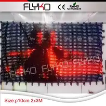 Китайский полный Цвет LED этап Шторы для телевидения show LED видео Шторы