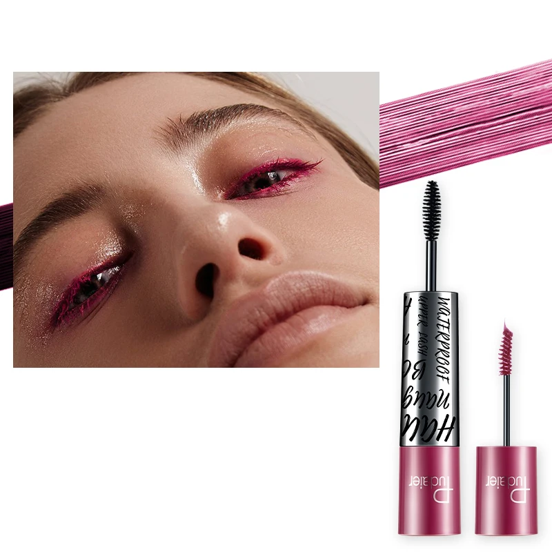 

4D Silk Fiber Lash Black Mascara Waterproof Double Silk Fiber Stretch Ripple Eye Mascara Curling Minuteness Mascara TSLM1