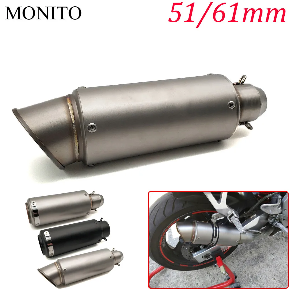 

2019 Hot Motorcycle SC exhaust escape Modified Exhaust Muffler DB Killer For KAWASAKI KLX 150 250 KLX250 KLX 450R KDX 125 250