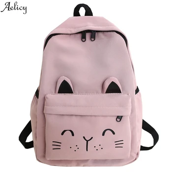 

Cute Cat Women Student School Backpack Shoulder Backpack Outdoor Travel Bag Backpack College Shoulder Bag Laptop Backpack